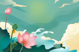 夏日荷花别样红