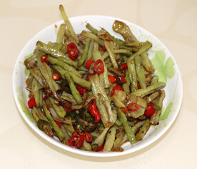 农家炒豆角