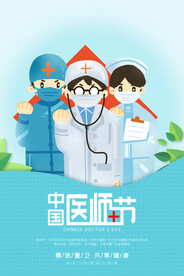 中国医师节海报