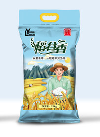大米包装设计稻谷香（平面图）
