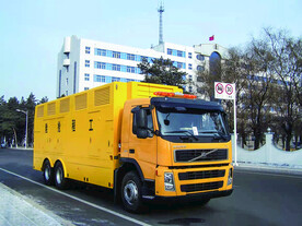 黄色发电车