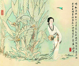 芭蕉仕女