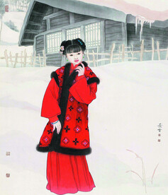 红衣女孩