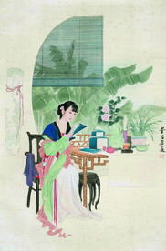 看书仕女