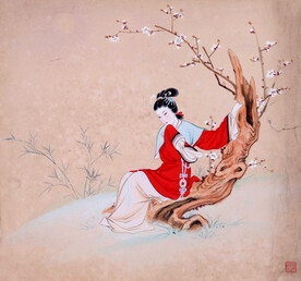 梅花仕女