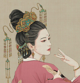 仕女像