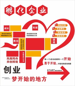 孵化企业文化墙