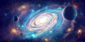梦幻宇宙星空背景