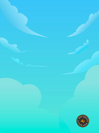 手绘天空背景素材