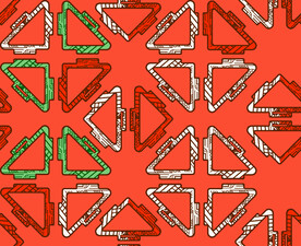 三角形几何图案