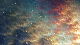 浓郁云涌数字艺术画