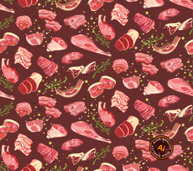 肉类插画