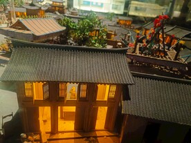 微观建筑模型阁楼市井生活