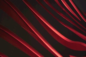 红色绸布