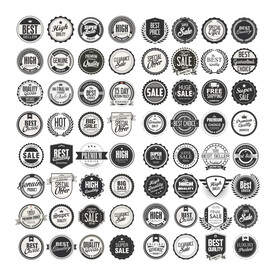 复古折扣标签图片