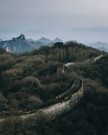 废旧长城摄影