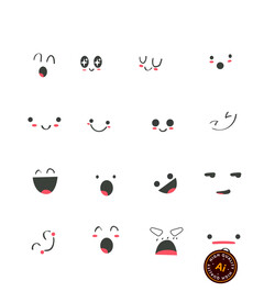 可爱卡通emoji表情