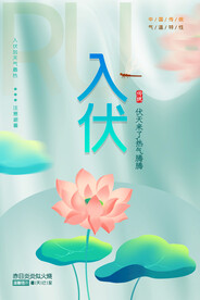 入伏海报