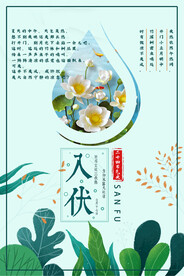 入伏海报