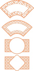 中式镂空花纹
