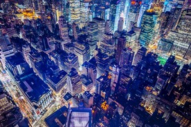 街区夜景