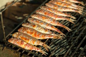 烧烤美食烤鱼图片素材