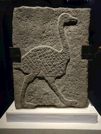 鸵鸟浮雕叙利亚精品文物展览