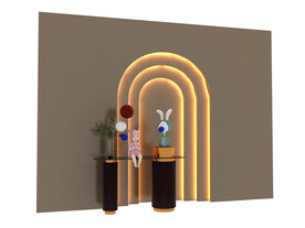 儿童形象雕塑3d模型