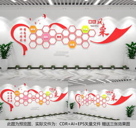 员工风采文化墙