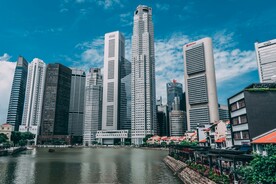 新加坡 城市 滨海 建筑 