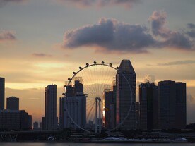 新加坡 城市 滨海 建筑 