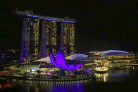 新加坡 城市 滨海 建筑 
