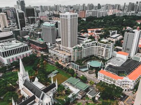 新加坡 城市 滨海 建筑 