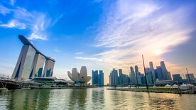 新加坡 城市 滨海 建筑 