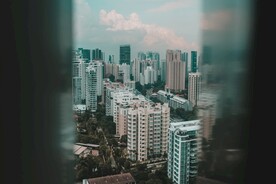 新加坡 城市 滨海 建筑 