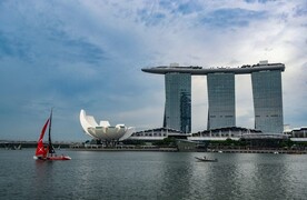 新加坡 城市 滨海 建筑 