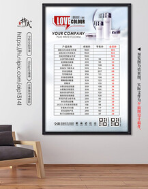 化妆品日化面膜产品价格海报