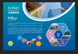 企业介绍展板