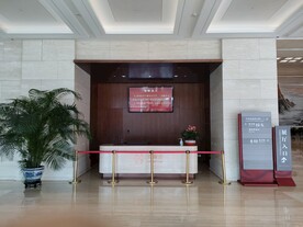 展厅展览咨询台导览导视标识牌