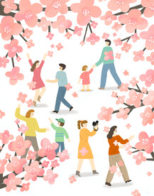 春天插画 