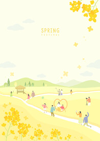 春天插画