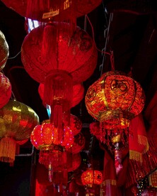 红灯笼中国节