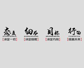 励志文化墙 