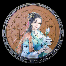 井盖涂鸦