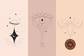 魔法占星插画