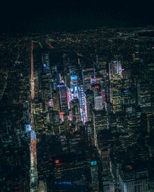城市 纽约 鸟瞰 地平线 都市