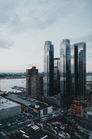 城市 纽约 鸟瞰 地平线 都市