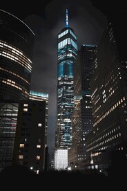 城市 纽约 鸟瞰 地平线 都市