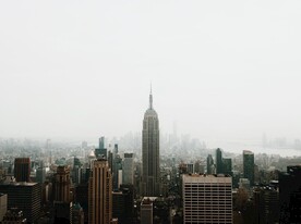 城市 纽约 鸟瞰 地平线 都市