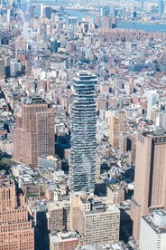 城市 纽约 鸟瞰 地平线 都市